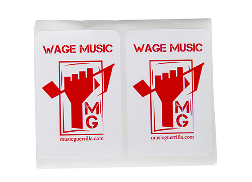 Wage Music Stickers